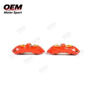 Kit de Caliper de Freno Rojo de Alto Rendimiento Estándar OE para Audi A6/A7/A8 - Rotores de Hierro Fundido de una Pieza con 50% de Rendimiento Mejorado - Product Image 3