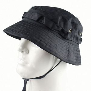 Sombrero de pescador personalizado de ala estrecha Camoblack, venta al por mayor de fábrica, protección solar, para verano, esquí, fiestas, uso diario, safari, pesca - Product Image 6