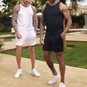 Camiseta sin Mangas Profesional para Hombre, Acanalada, Transpirable, para Gimnasio y Fitness, con Servicio OEM, Estilo Casual de Punto - Product Image 6