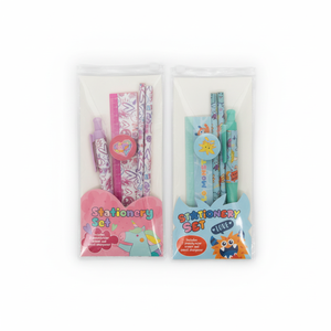 Set di Cancelleria Scolastica, Penna a Sfera per Studenti, Temperamatite, Righello, Set da 5 Pezzi, Articoli di Cancelleria, Regalo per la Festa dei Bambini, Materiale Didattico - Product Image 4