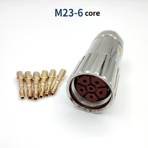 Conector Intercontec M23, Conector Impermeable S120, Cable de Alimentación para Servomotor, Conector de 6/8 Núcleos, Terminal 0LU00 - Product Image 4