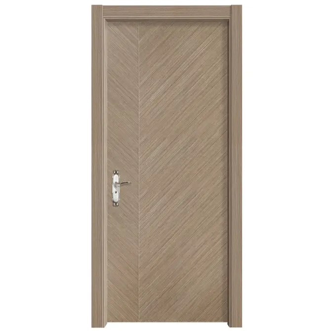 Luxury Hospital Project Bedroom Doors With Frame Single WPC Soundproof Modern Simple Design Interior Wooden Door