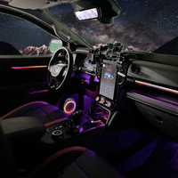 Kit d'éclairage ambiant dynamique 64 couleurs Icarsin pour Ford Ranger Raptor nouvelle génération 2023-2025 – Kit d'amélioration OEM