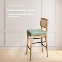 Chwari Chairs en bois massif simple et moderne au meilleur prix en rotin naturel pour restaurant bar