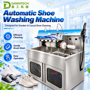 Máquina Industrial Semiautomática para Lavar y Secar Zapatos, Lavadora y Secadora de Zapatos Deportivos de Acero Inoxidable para Uso Comercial - Product Image 3