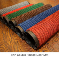 Tapis de style hôtel tapis anti-dérapant tapis en rouleau non tissé à double nervure avec support en PVC