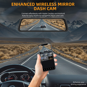 Hot bán buôn và mới Dash Cam với 9.66 inch <span class=keywords><strong>c</strong></span>ảm ứng đầy đủ Màn hình hiển thị và HD tầm nhìn ban đêm - Product Image 3