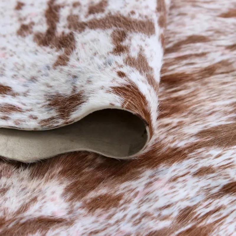 Tessuto in vera pelle ispirato al designer di lusso assortito pelle di mucca secca