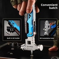 Outils de camping portables multifonctionnels pour l'extérieur, équipement monté sur véhicule, marteau de machiniste, aluminium de qualité industrielle, bronze