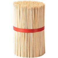 Brochettes de barbecue en bambou naturel écologiques de qualité alimentaire, pointues, biodégradables, portables, pour le camping en plein air, pour grillades au charbon de bois