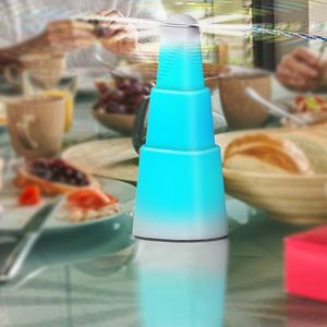 Ventilateur anti-mouches pour table avec lumière anti-insectes pour éloigner les mouches des aliments pour l'extérieur et l'intérieur - Product Image 3