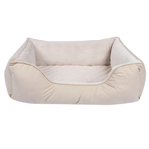 Venta al por mayor de cuna de perro de viaje portátil de espuma viscoelástica cuna ortopédica de gamuza imitación PV terciopelo antideslizante inferior Simple moda - Product Image 2