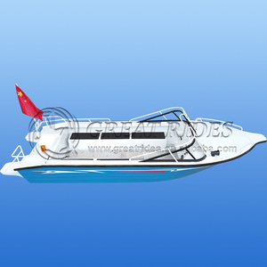 <span class=keywords><strong>Prix</strong></span> du fabricant d'usine Bateaux à console centrale 5.6m/18.4ft Bateau de pêche Bateau de croisière Offshore Sea Waters Boat - Product Image 5