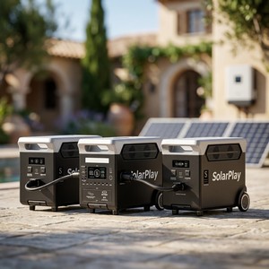 Solarplay - Estación de Energía Portátil de Alta Capacidad de 11520 Wh, Sistema de Energía Solar de 3600 W para Uso Doméstico en Emergencias - Product Image 1