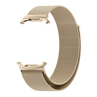 Bracelet de montre Milanese compatible avec Samsung Galaxy Watch Ultra 7, avec boucle magnétique pliable en acier inoxydable