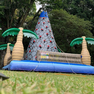 Vente directe d'usine, mur d'escalade gonflable <span class=keywords><strong>de</strong></span> bonne qualité, montagne d'escalade gonflable avec corde pour une utilisation en extérieur et en intérieur - Product Image 1
