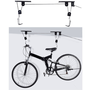 <span class=keywords><strong>Colgador</strong></span> de pared de bicicleta, venta al por mayor, elevador de almacenamiento de montaje en <span class=keywords><strong>techo</strong></span> de garaje, bicicletas plegables, suspensión colgante de <span class=keywords><strong>techo</strong></span>, portabicicletas para camión - Product Image 1