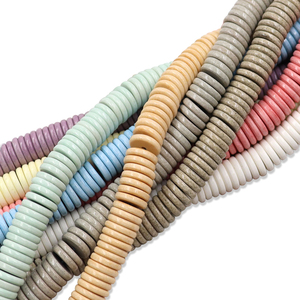 Nouvel Arrivage Perles d'espacement 1x8 mm à trous droits, en <span class=keywords><strong>pierre</strong></span> naturelle d'oxyde d'anion multicolore, accessoires DIY en stock - Product Image 4
