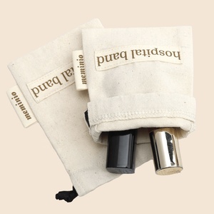 OEM biểu tượng tùy chỉnh in 8oz vải dây kéo đồ trang sức đóng gói túi với nhãn hữu cơ bền bông vải quà tặng đồ trang sức <span class=keywords><strong>Pouch</strong></span> - Product Image 4