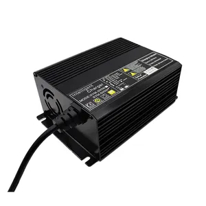 XYM Chargeur de batterie 600w 6S 10S 24V 36V Lithium Ion Smart Chargeur étanche pour véhicules électriques E-Truck