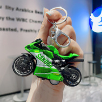 Porte-clés mini moto dessin animé en gros, petit cadeau, pendentif exquis pour sac à dos