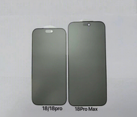 Protection d'écran en verre trempé anti-espionnage, anti-traces de doigts, anti-transpiration pour iPhone 12/13/13 Pro Max/14/15 Pro