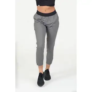 TEX Sport wear stretch traspirante a vita alta leggero Athletic mesh pinhole polsini alla caviglia pantaloni lunghi da jogging sudore donna