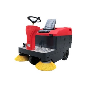 Ride On <b>Sweeper</b> 42 In <b>Electric</b> Industrial Floor Cleaner For Factory Workshop Property Management - Product Image 5