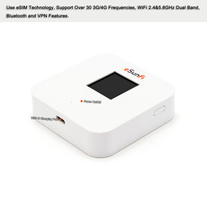 Xách tay 4 gam esim Wifi <span class=keywords><strong>Router</strong></span> với dễ dàng thiết lập 300Mbps LAN tốc độ dữ liệu màn hình LCD & tường lửa cho du lịch toàn cầu hotspot 120 các nước - Product Image 4