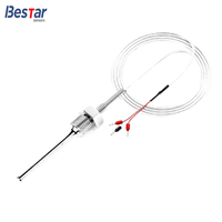 Industrial PT100 RTD Temperature Sensor Probe Platinum Resistance Insert Dia 3mm-8mm Stainless Steel Customizable