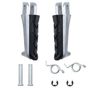 ที่พักเท้าหน้ารถมอเตอร์ไซค์สำหรับ HONDA CB1300 CB250 HORNET 250 CB600F CB400 VTEC 400 CBR1100XX CBR600 <span class=keywords><strong>VFR800</strong></span> - Product Image 1