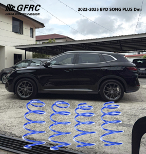 Ressorts de suspension sportifs GFRC pour BYD Song Plus DMI 2021-2024 – Ressorts d'abaissement pour amortisseurs à faible gravité - Product Image 1