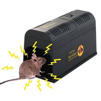 Piège à rats et souris électrique sans évasion pour petits animaux SAIJZEK. Boîtier rechargeable OEM/OEM de nouvelle conception, haute efficacité, 6000-8000V