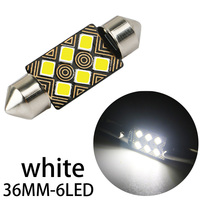 A80 nouveau 2835 LED puce ampoule lampe Super blanc 12V 31/36/39/41mm feston voiture intérieur dôme lampes de lecture voiture lumière accessoires