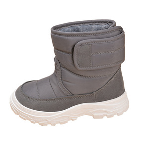 Botas de Nieve para Niños Estilo Coreano, Cálidas para Invierno, Nuevo Producto con Forro de Encaje, Suela Suave y Cómodas Tiras de Velcro - Product Image 5