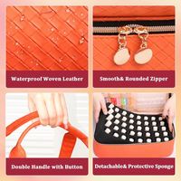 Échantillon Gratuit : Trousse de Rangement et de Transport Portable pour Vernis à Ongles, Haute Qualité, Durable, pour Artistes Ongulaires, avec Compartiments Multiples