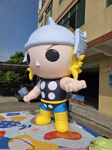 Figura Inflable Gigante de <span class=keywords><strong>Thor</strong></span> de 4m de QIQU, Resistente al Agua y a la Intemperie, para Accesorios de Cabina de Fotos y Temas de Dibujos Animados - Product Image 2