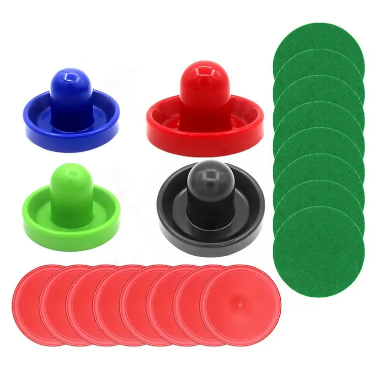 Juego de puck y pusher de hockey de aire, accesorios de mesa para juegos de fiesta, multicolor, OEM, precio al por mayor directo de fábrica