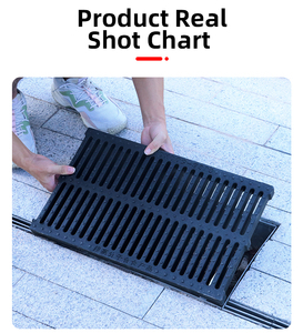 Cao chi phí-hiệu SuấT tỷ lệ rãnh composite nhựa máng xối cống Bìa Polymer thoát nước rãnh Grating - Product Image 2