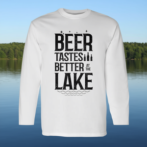 Camiseta de manga larga Lake Life Beer Tastes Better At The Lake - Product Image 3