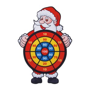 Jeu de fléchettes pour enfant Père Noël Sticky Ball Jeu de sport Jouets d'extérieur Jouets de fête <span class=keywords><strong>Cible</strong></span> avec 3 boules collantes - Product Image 1