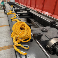 Cordage d'amarrage haute résistance et de qualité supérieure, corde marine à 12 brins, faible élongation, corde d'amarrage UHMWPE pour bateau, yacht