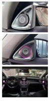 ICarsin pour Mercedes Benz Classe C W205 2015-2021, éclairage d'ambiance 64 couleurs, tweeter rotatif 4D, mise à niveau LED de l'intérieur de la voiture, accessoires