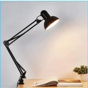 Fabrik Direkt verkauf Moderne verstellbare lange Arm Tisch Lese lampe mit Clip für Studie und Nagel Salon Schreibtisch