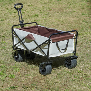 500lbs büyük kapasiteli büyük tankı tekerlekler katlanır vagon sepeti kum sepeti için ağır plaj vagon katlanabilir taşınabilir piknik sepeti - Product Image 2