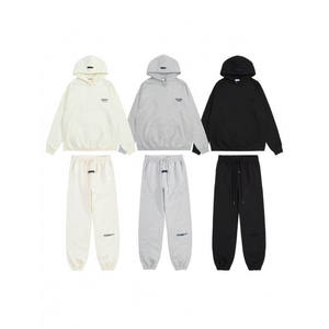 Sudadera con capucha FOG Essential de alta calidad, última colección de otoño, venta al por mayor, 370 gramos, 80% algodón/20% poliéster, tejido de punto, para hombre - Product Image 1