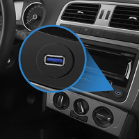 USB 3.0 Stecker auf Buchse AUX Einbau-Verlängerungskabel für Auto LKW Boot Motorrad Armaturenbrett 1M Wasserdichtes Kabel