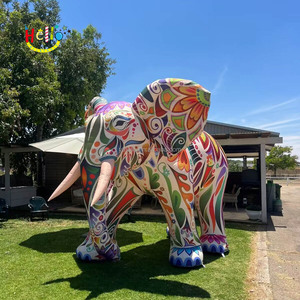 Thái Lan mô hình động vật linh vật mô hình truyền thống Led <span class=keywords><strong>Inflatable</strong></span> voi trắng - Product Image 4