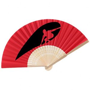 Éventails en papier colorés promotionnels personnalisés, éventails en papier personnalisés pour mariage, imprimables avec logos d'entreprise, parfaits pour les cadeaux de fête - Product Image 2