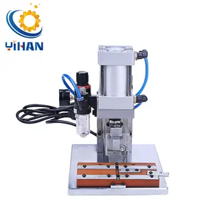 Adjustable IDC Flat Cable Connector Crimping Machine 2P To 64P Cable Ribbon Cable Pneumatic Crimping Machine
